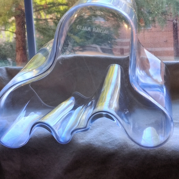 Alvar Aalto iitali Finland clear vase - Picture 9 of 9